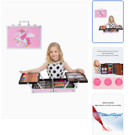 Kidle 200 PCS Painting Drawing Set
